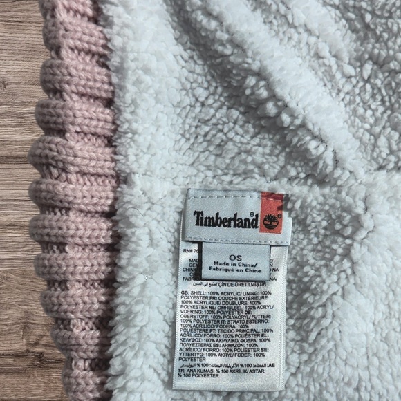 Timberland Blush Cable Knit Beanie - Picture 4 of 4
